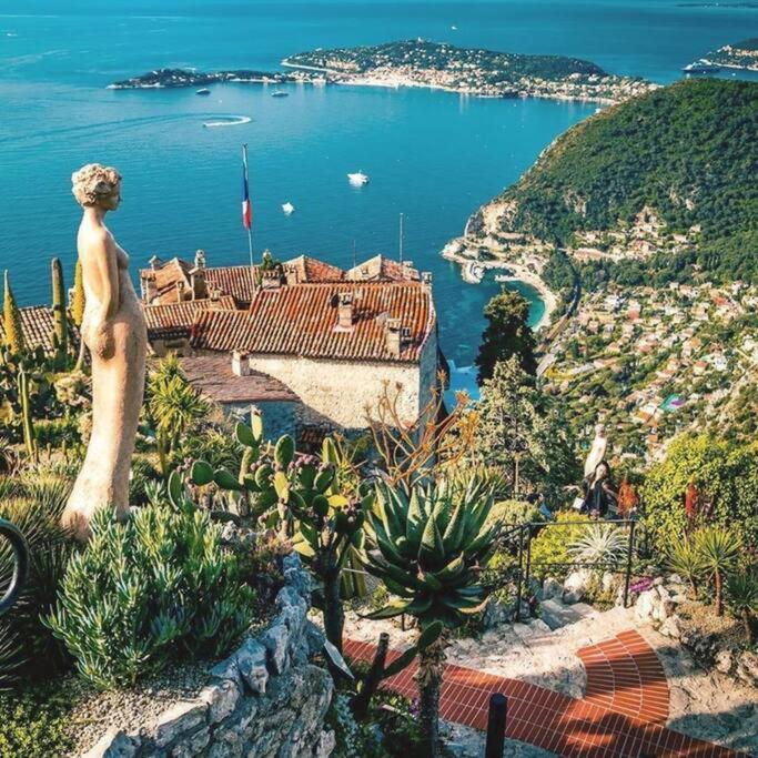 Studio Au Calme, Avec Terrasse Et Parking A Eze Village Экстерьер фото